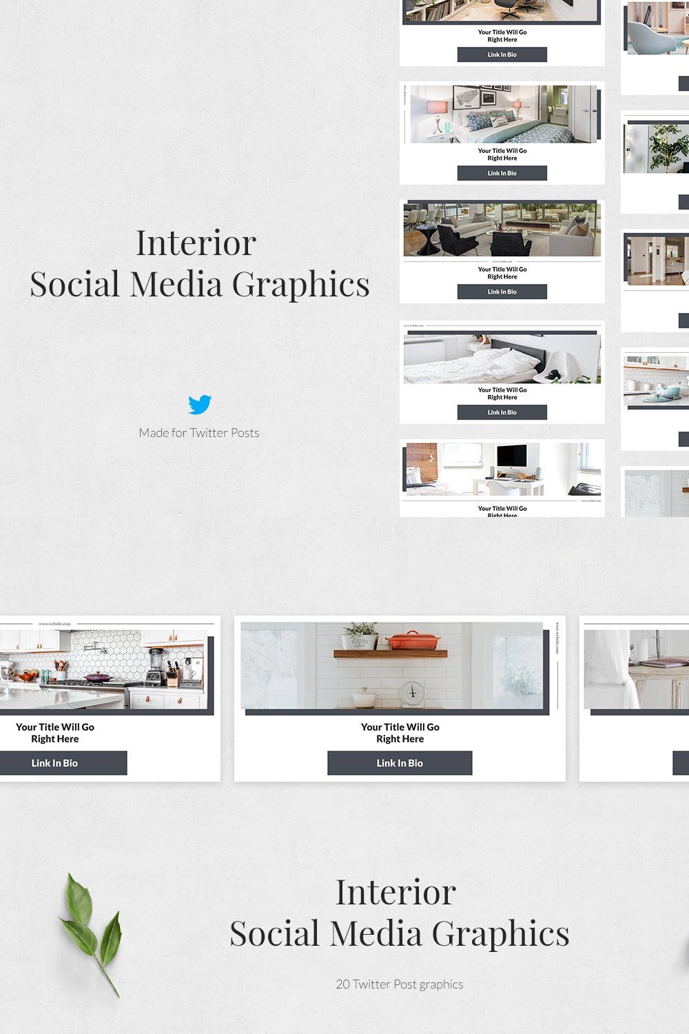 Interior Twitter Posts pinterest preview image.