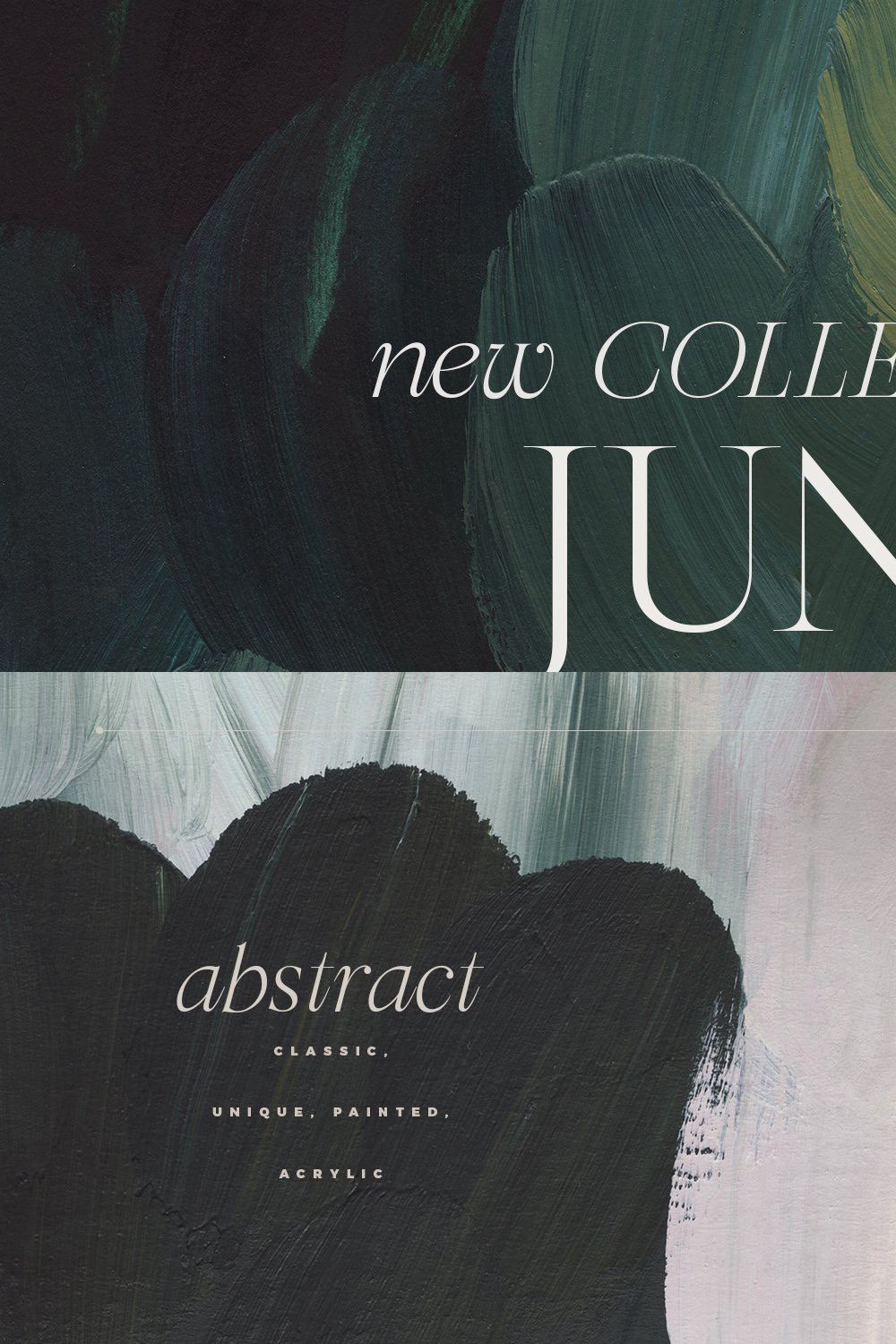 June - Abstract Painted Backgrounds pinterest preview image.