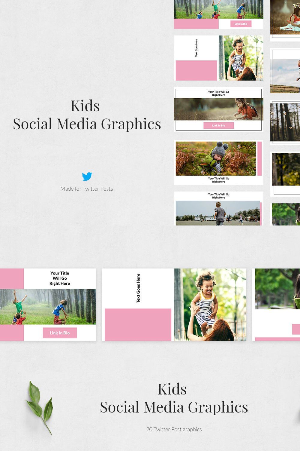 Kids Twitter Posts pinterest preview image.