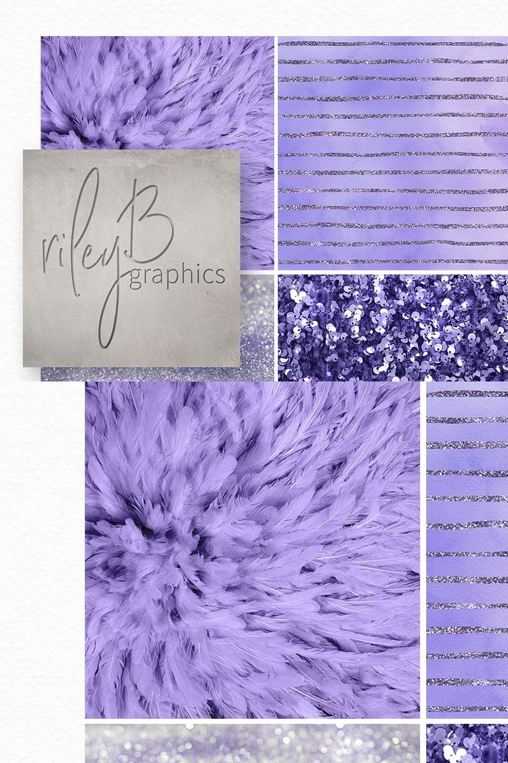 Lavender Textures pinterest preview image.