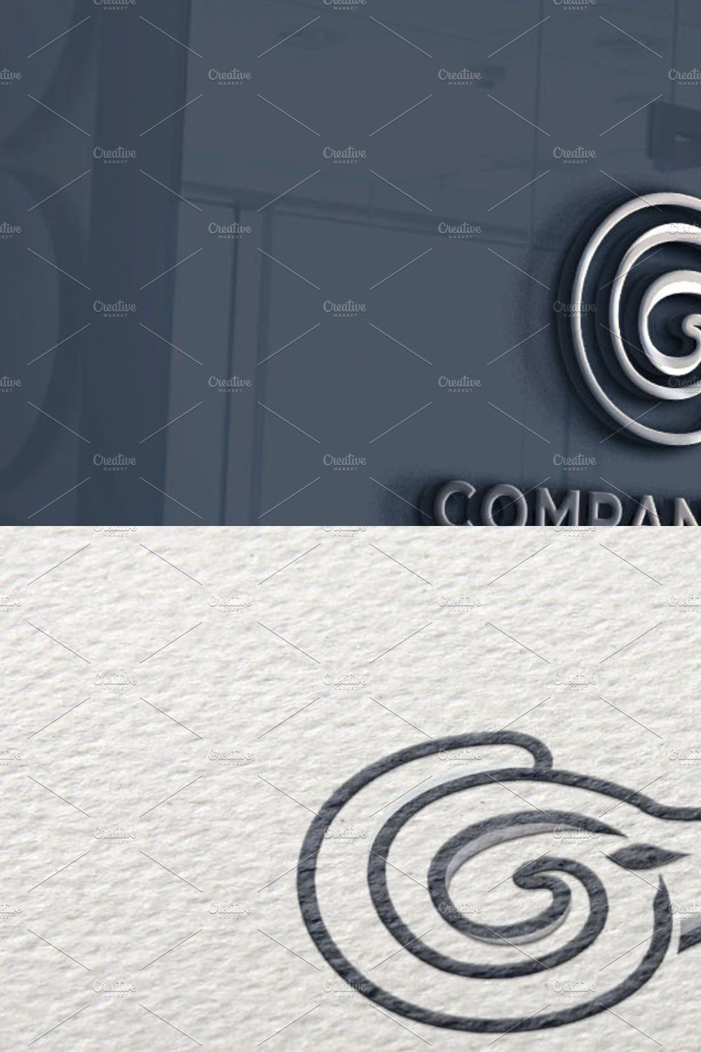 Letter G Goat Logo pinterest preview image.