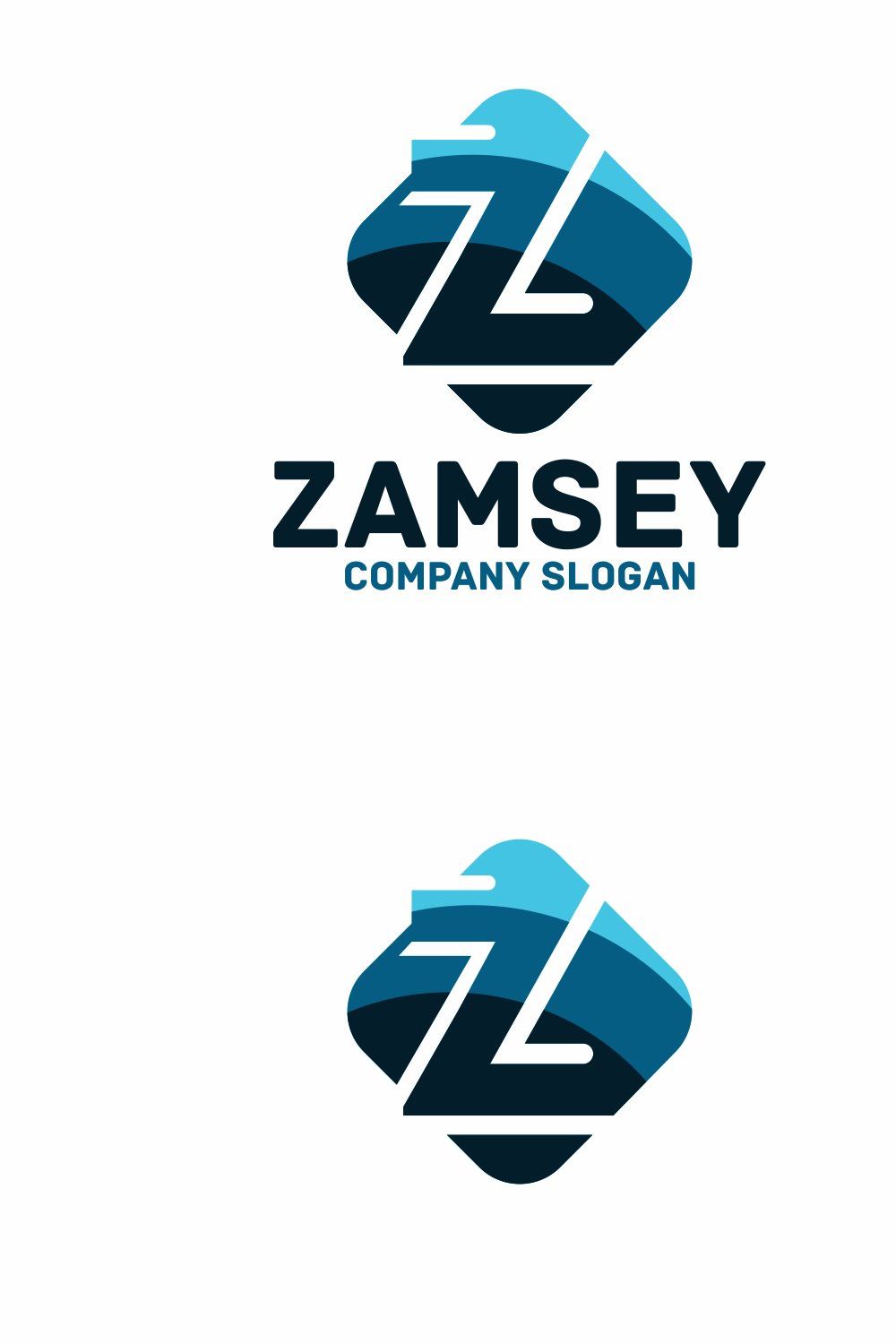 Letter Z Logo pinterest preview image.
