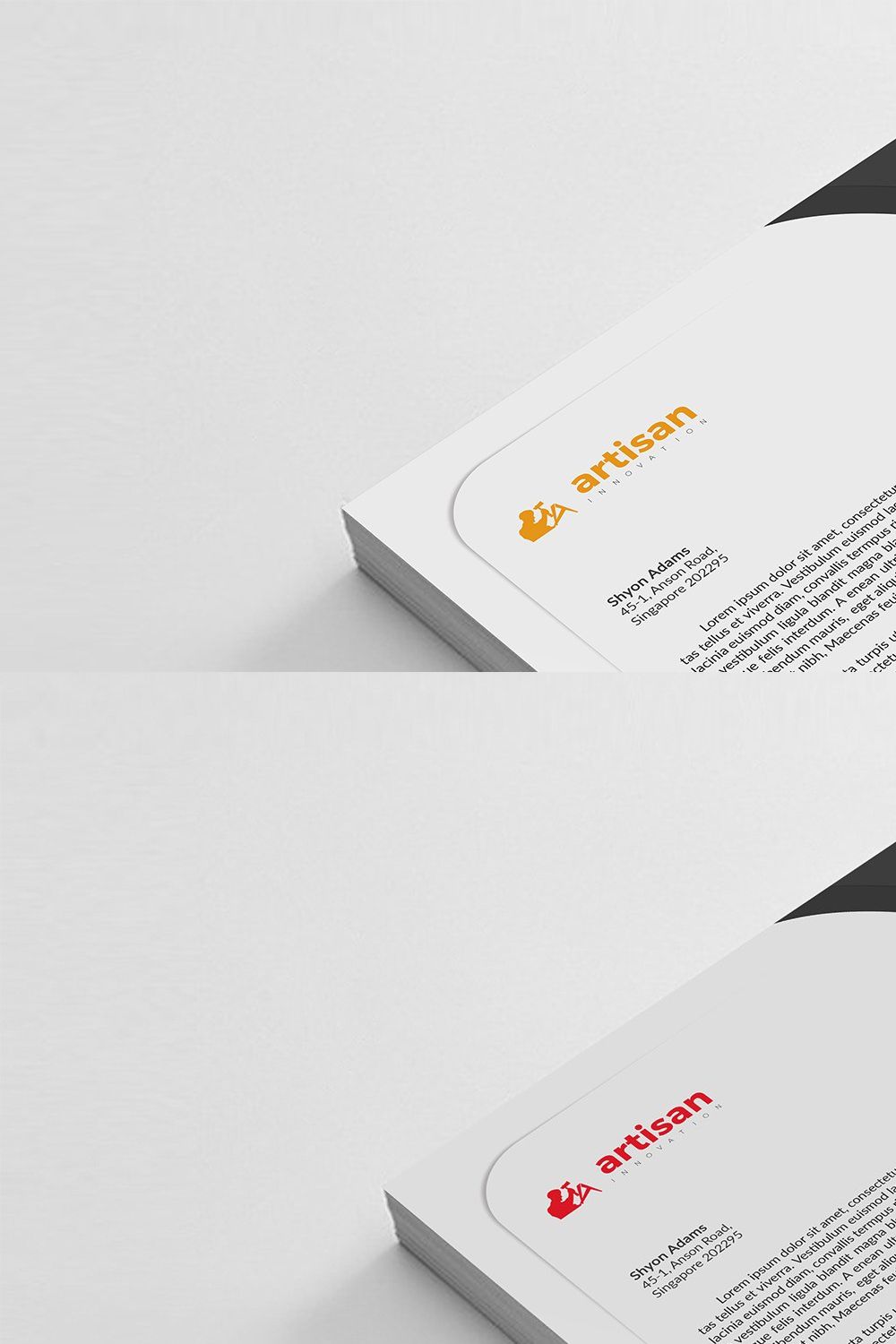 Letterhead pinterest preview image.