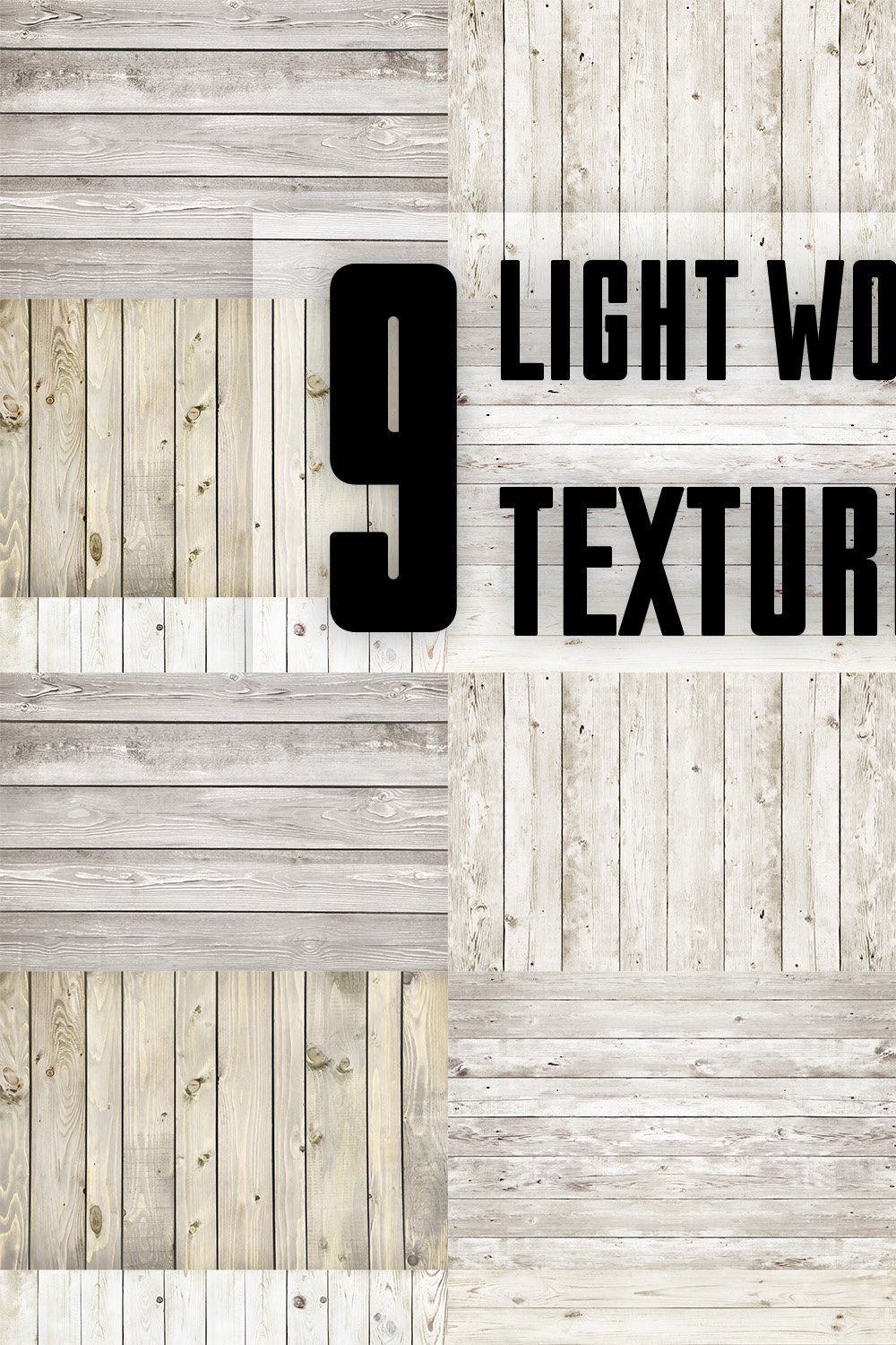 Light wood textures pinterest preview image.