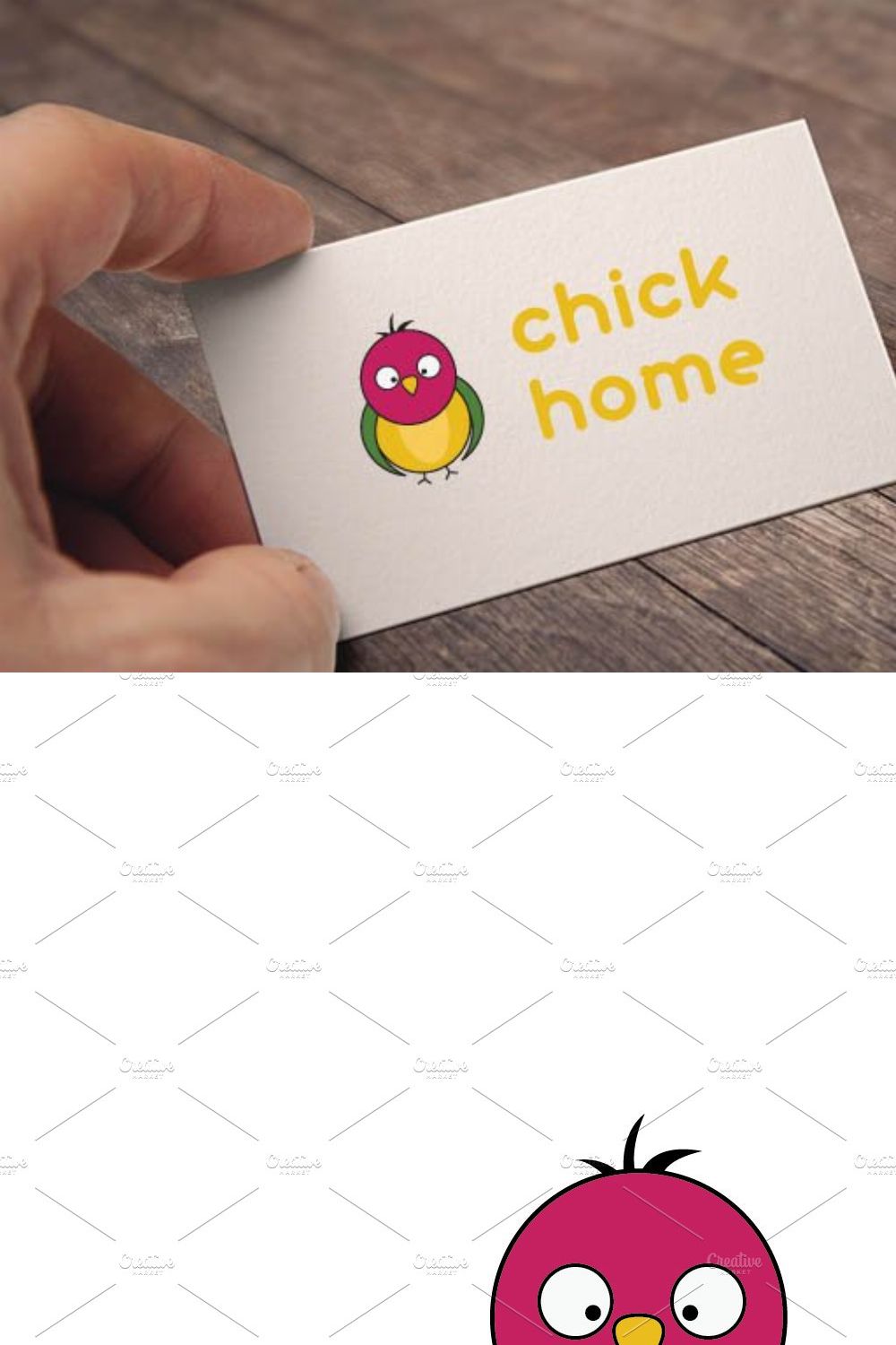 Logo Chickhome pinterest preview image.