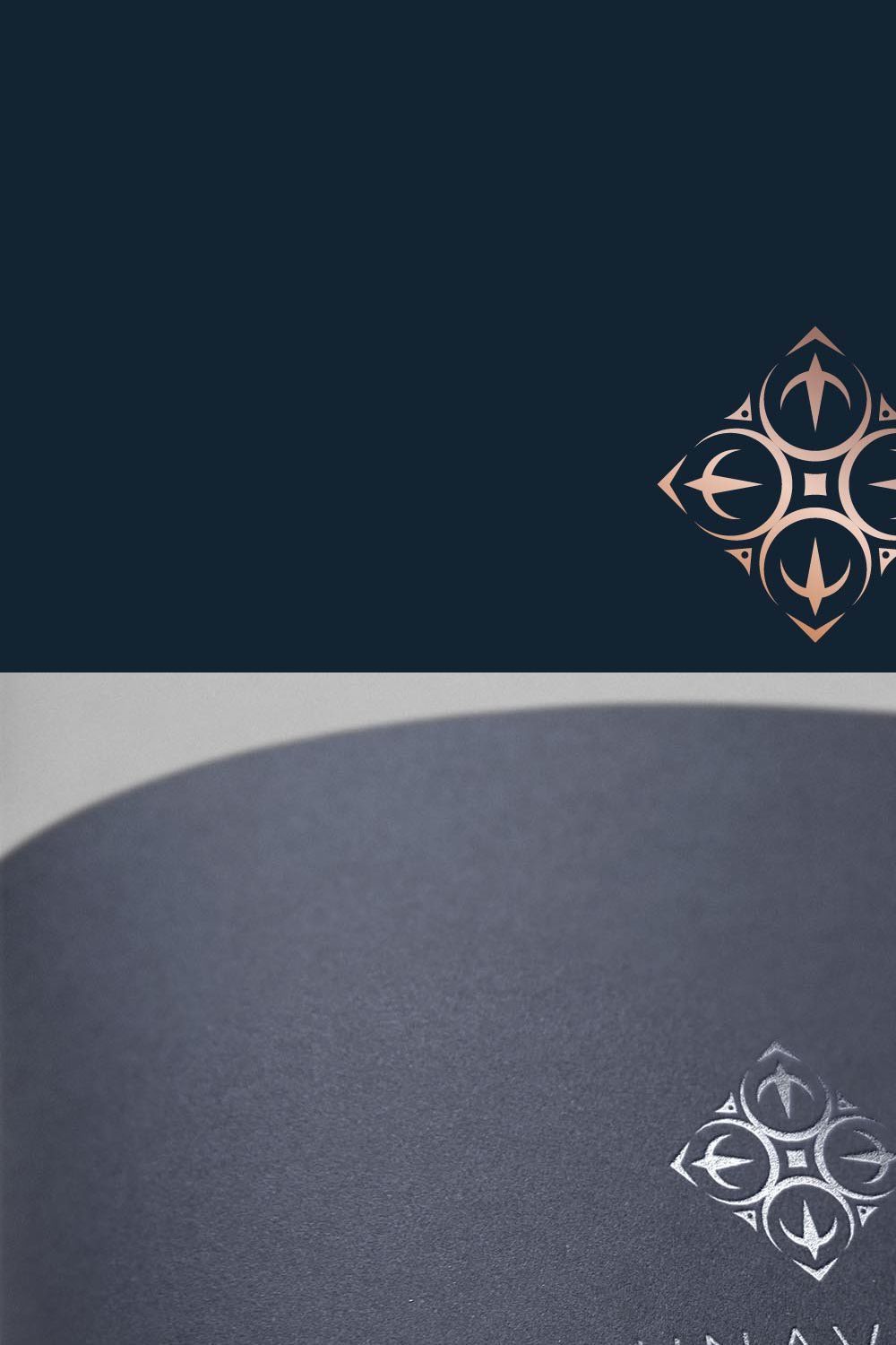 Luxury Logo pinterest preview image.