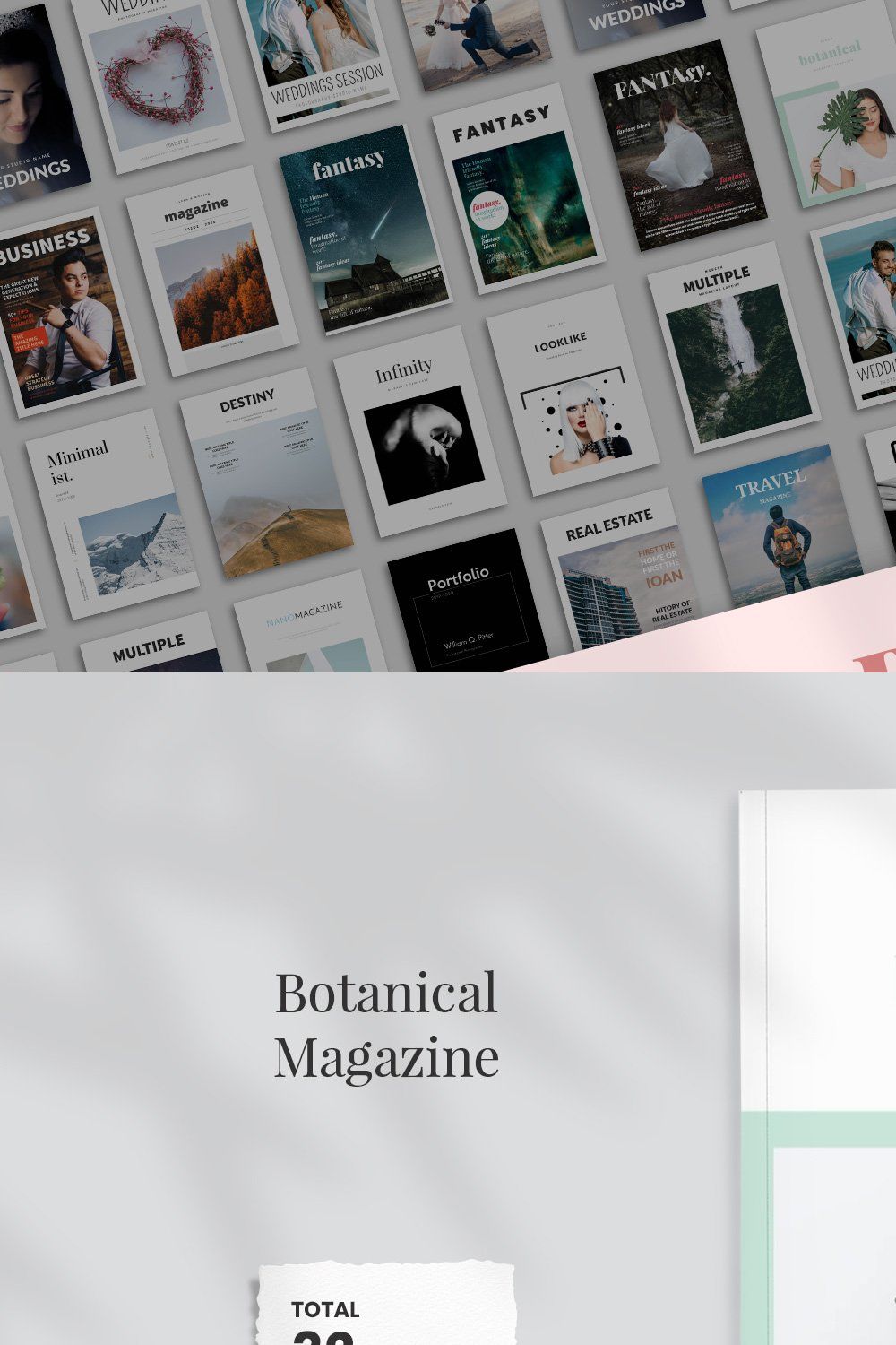 Magazine Bundle pinterest preview image.