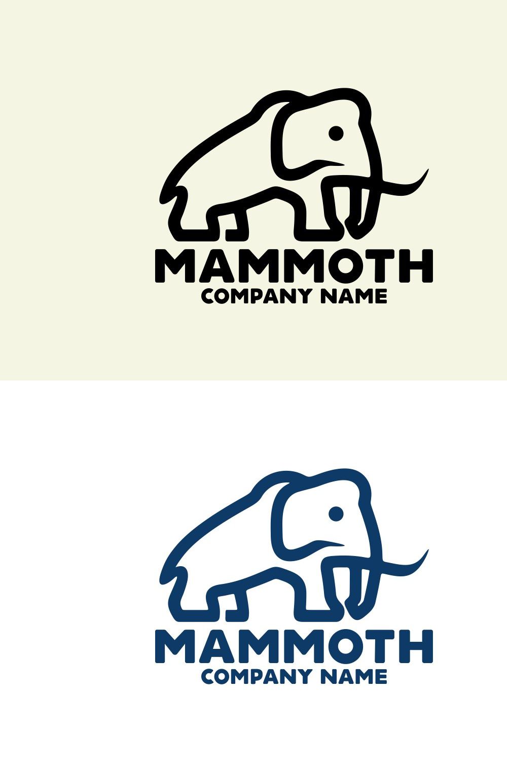 Mammoth Logo pinterest preview image.