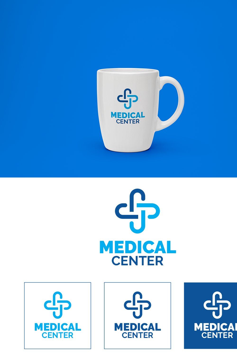 Medical Center Logo pinterest preview image.