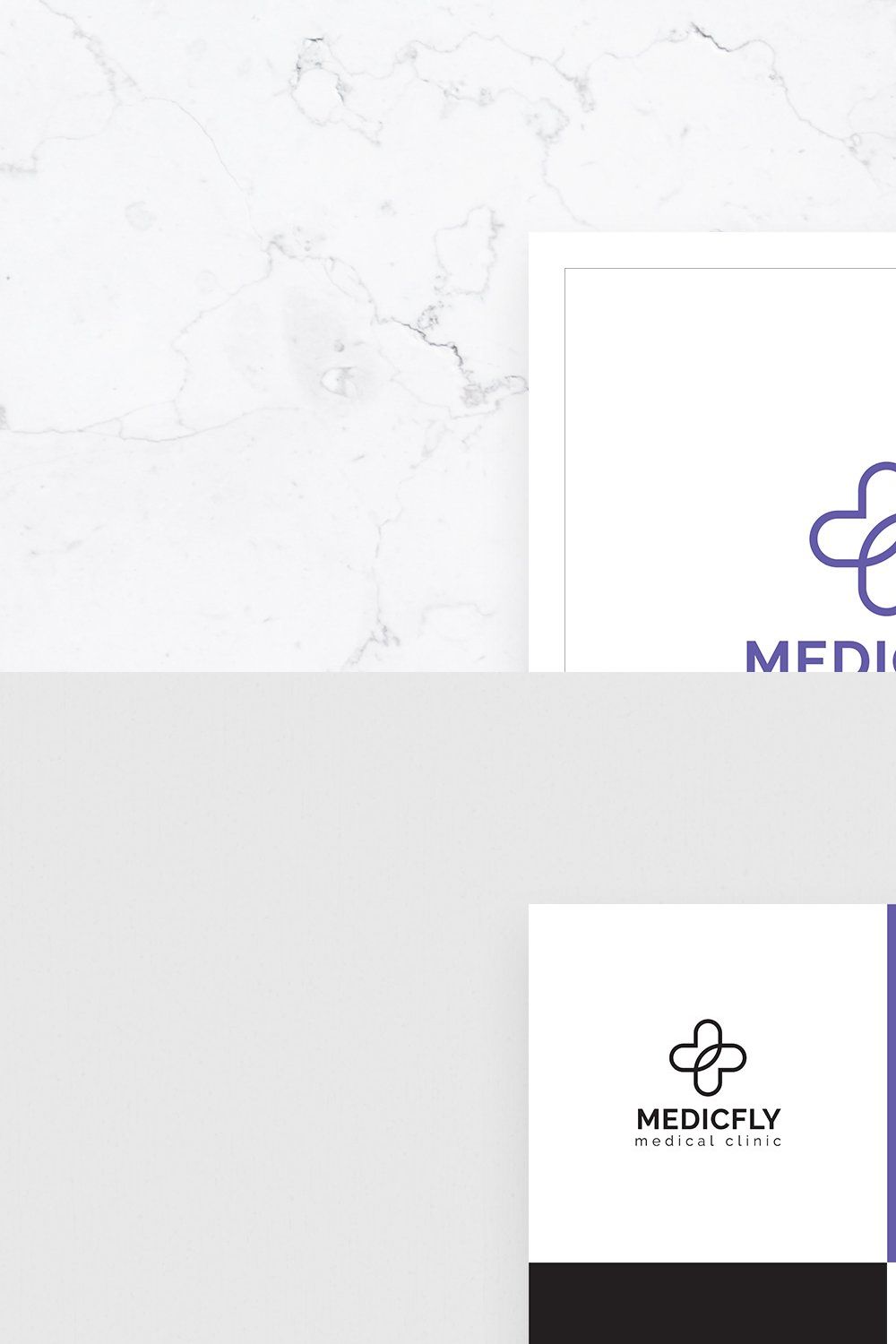 Medical Clinic Logo pinterest preview image.