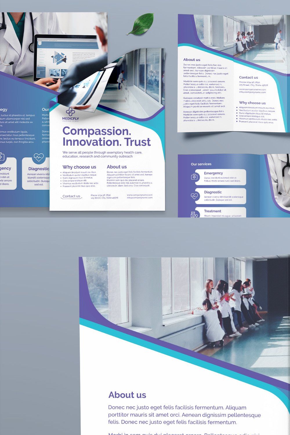 Medical Clinic Print Pack pinterest preview image.