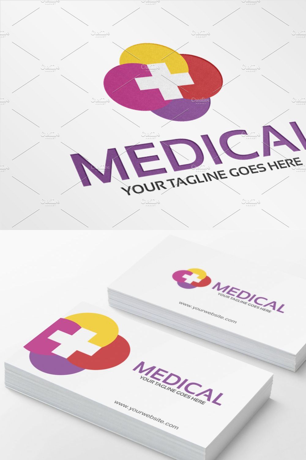 Medical Logo pinterest preview image.