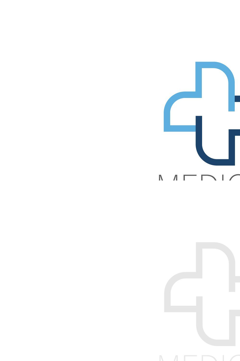 Medical logo pinterest preview image.