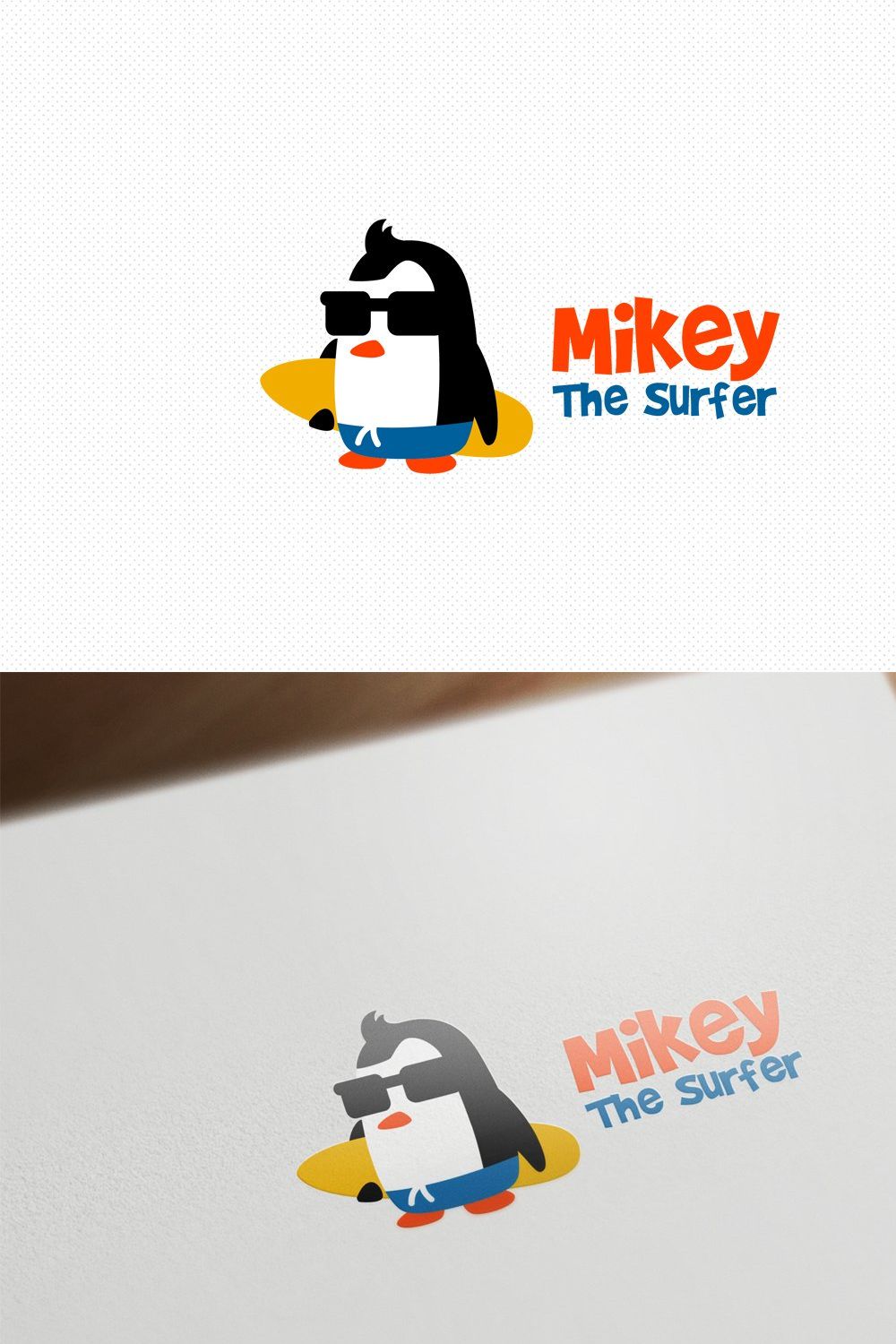 MIkey the Surfer pinterest preview image.