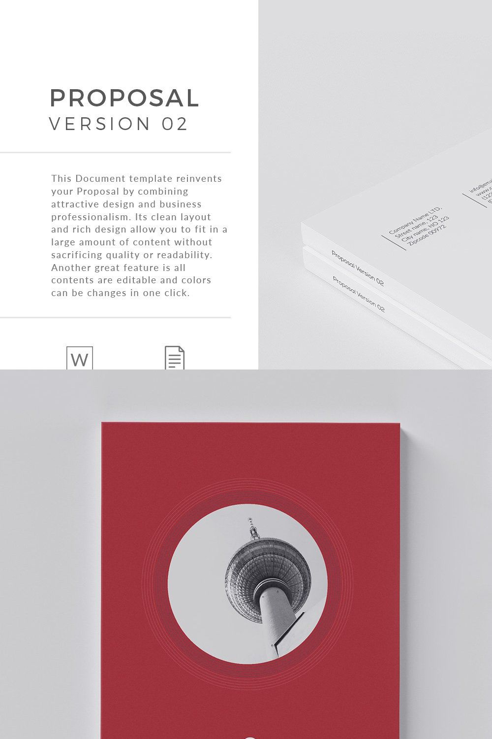 Minimal Proposal pinterest preview image.