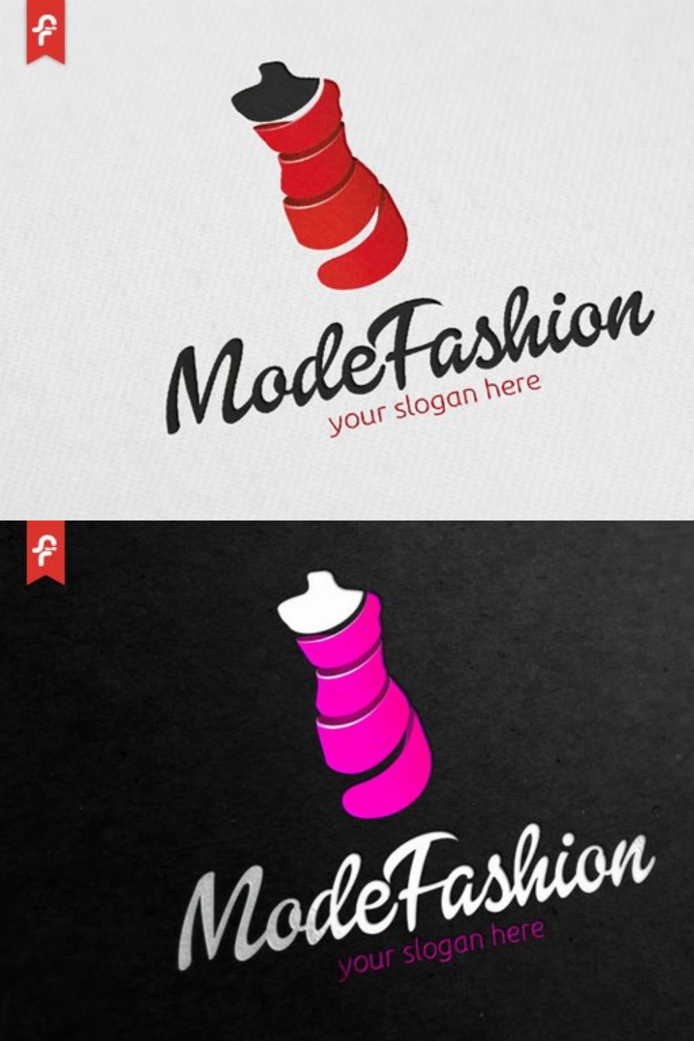 Mode Fashion Logo pinterest preview image.