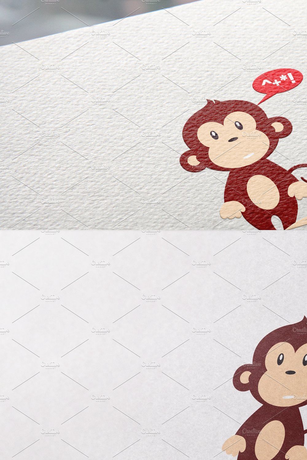 Monkey Characters pinterest preview image.