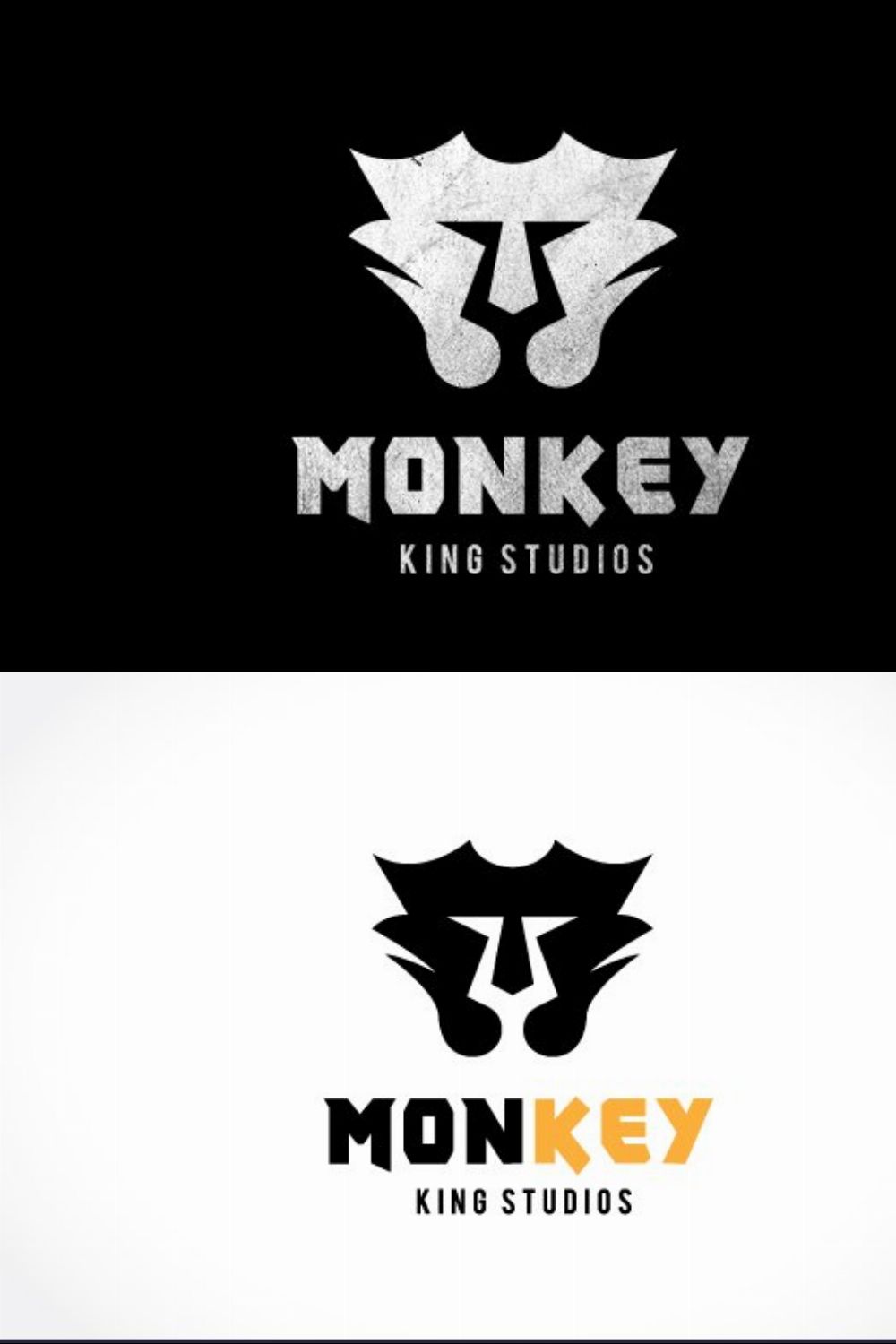 Monkey Logo pinterest preview image.