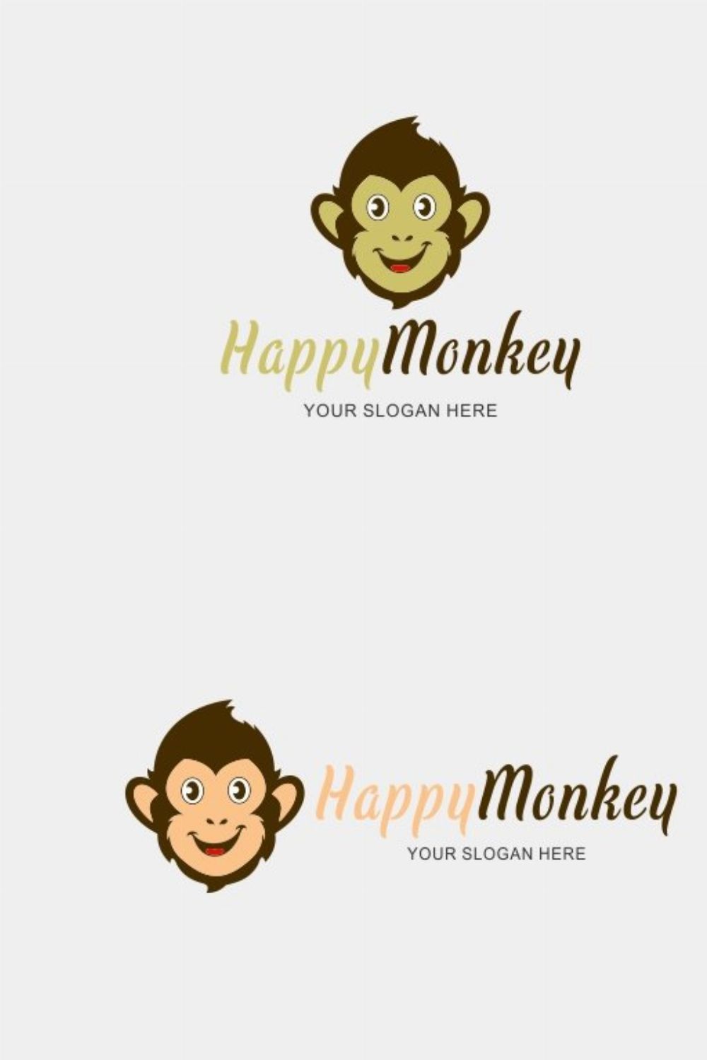 Monkey Logo pinterest preview image.