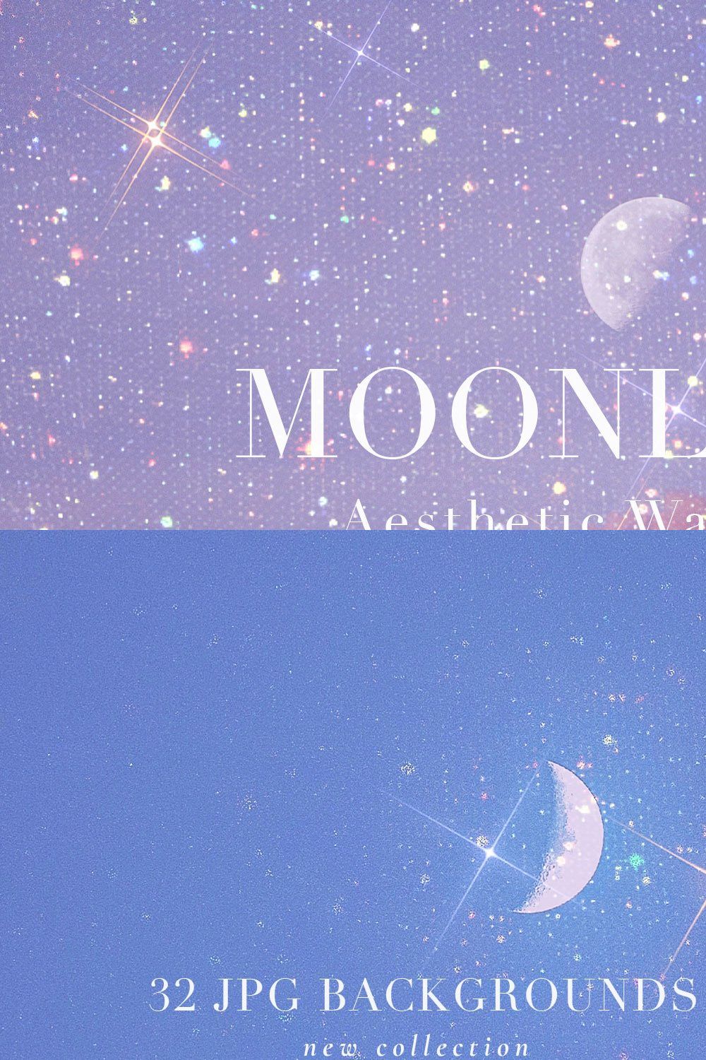 Moonlight I Aesthetic Backgrounds pinterest preview image.
