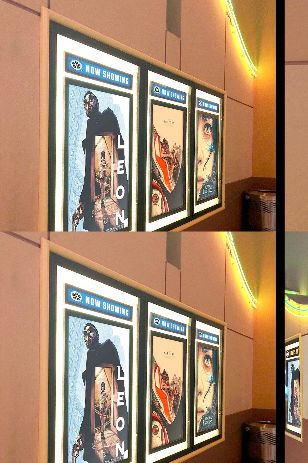 Movie Poster Mockup Templates pinterest preview image.