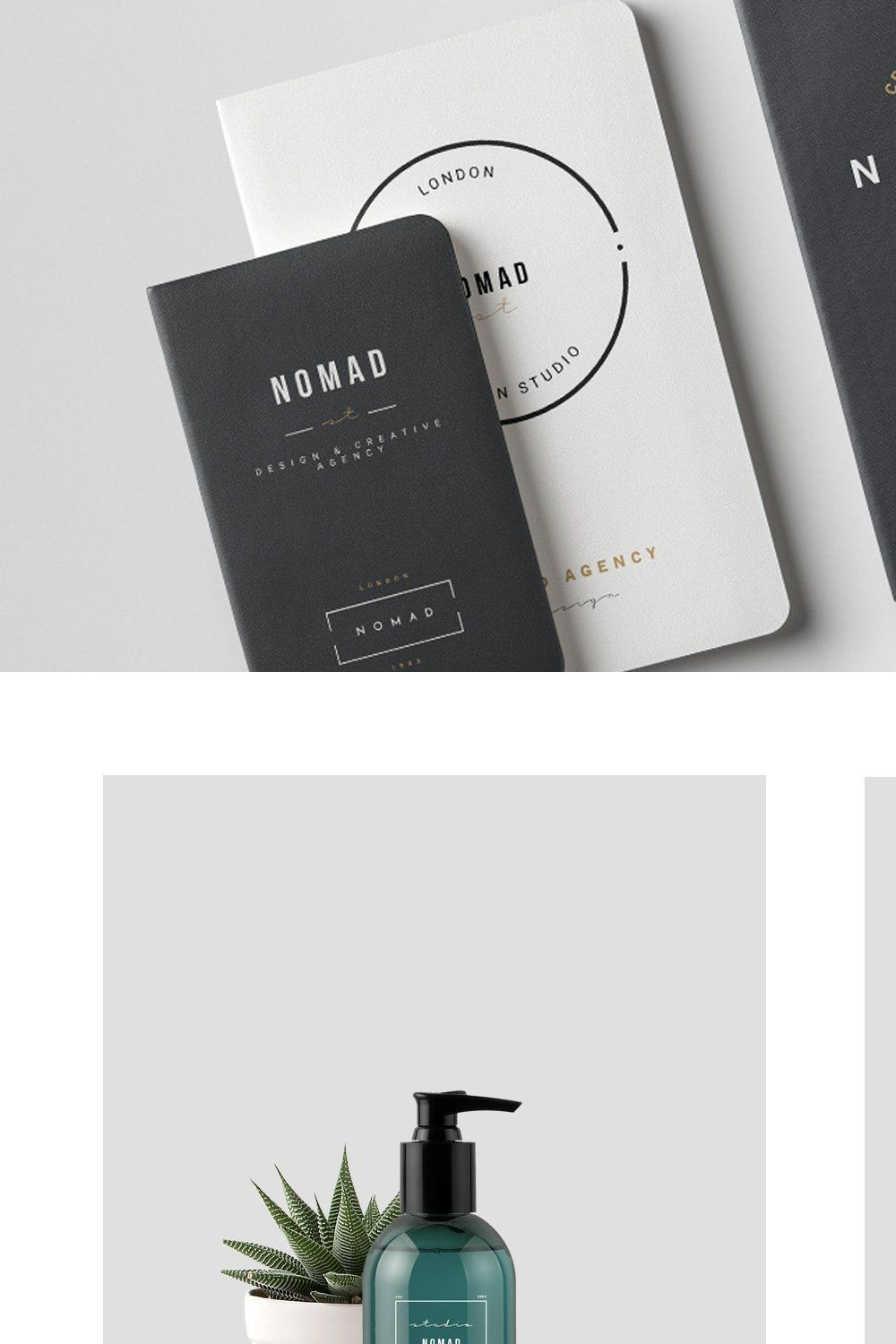 Nomad Brand Logos pinterest preview image.