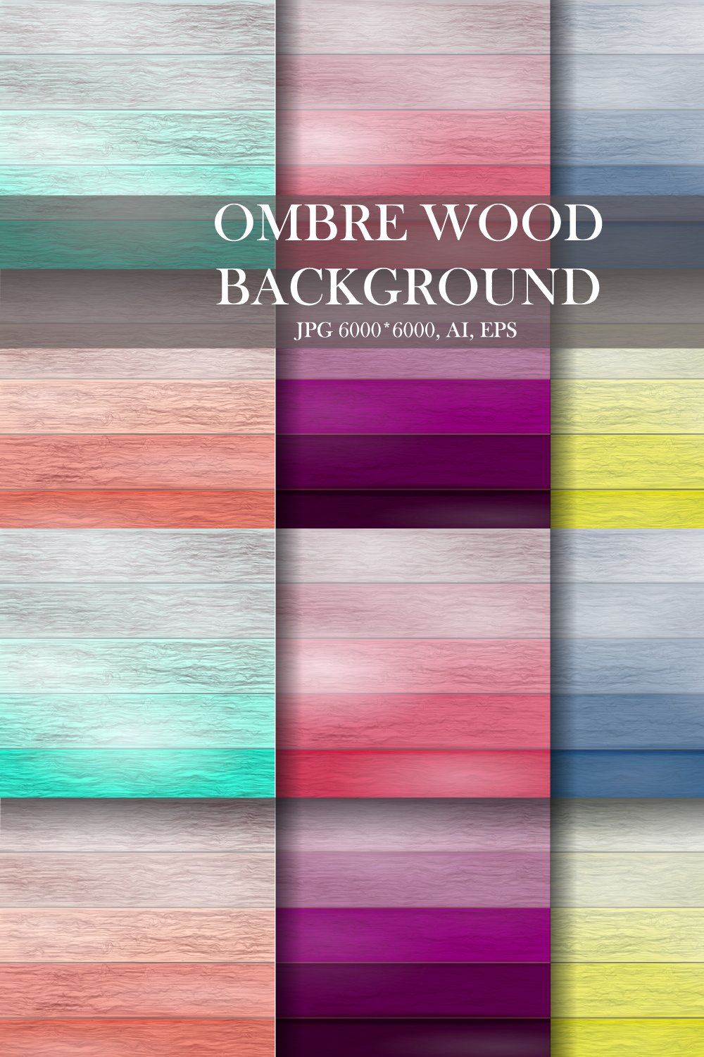 Ombre wood background. pinterest preview image.