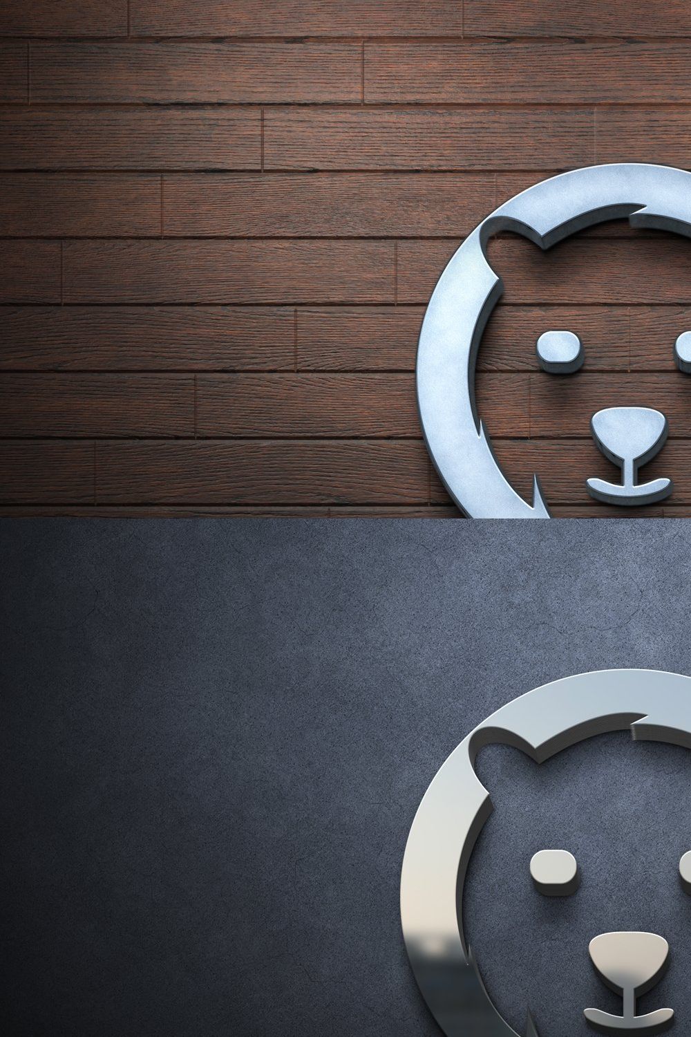 Panda Logo pinterest preview image.