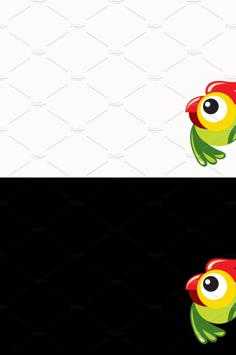 Parrot Logo pinterest preview image.