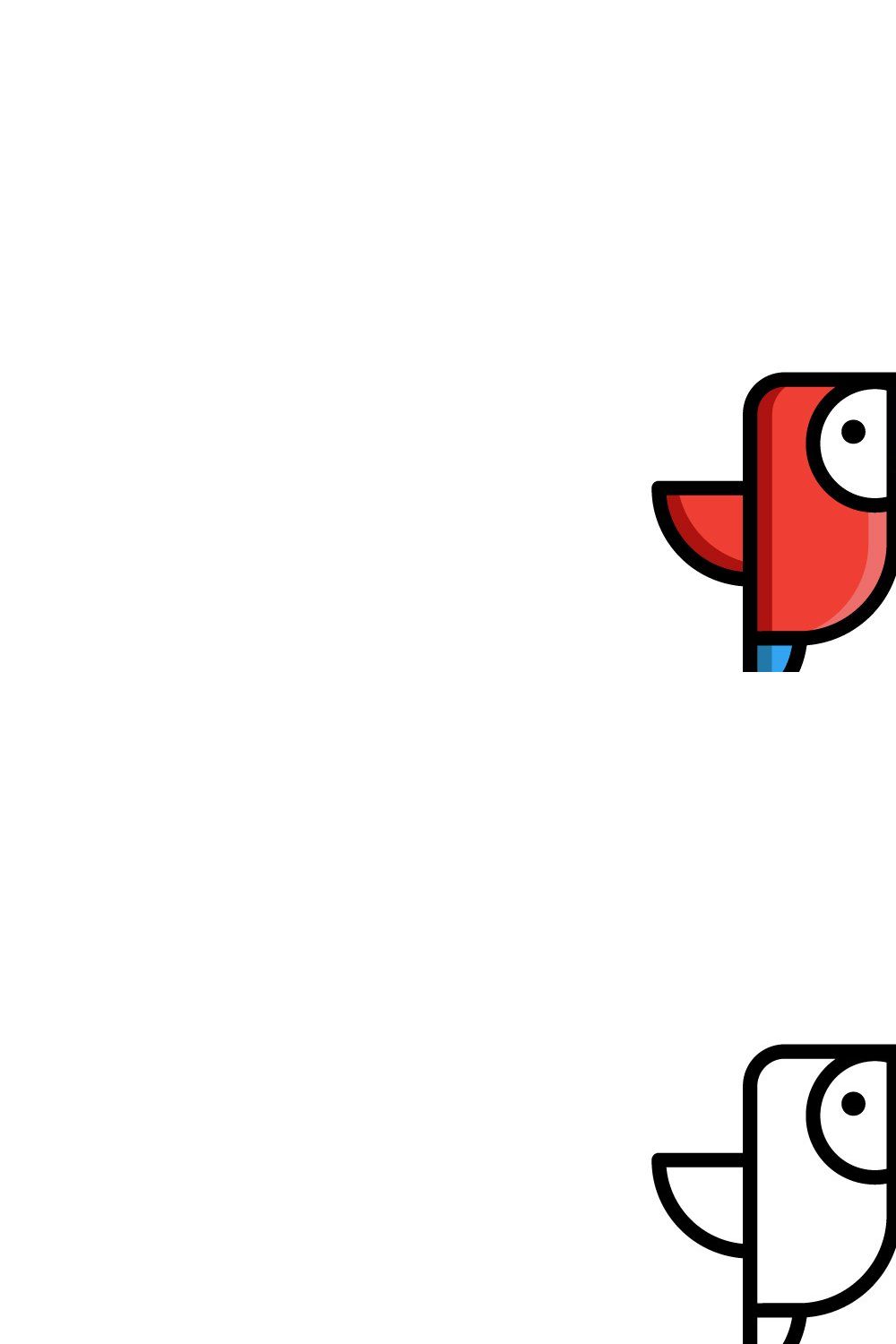 Parrot Logo pinterest preview image.