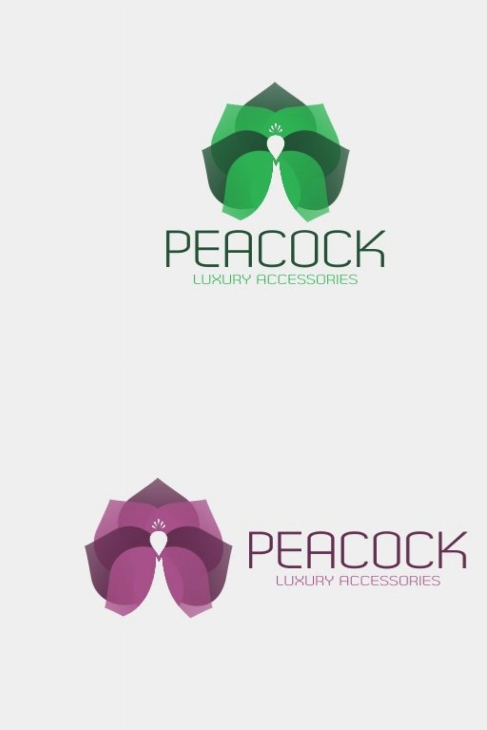 Peacock Logo pinterest preview image.