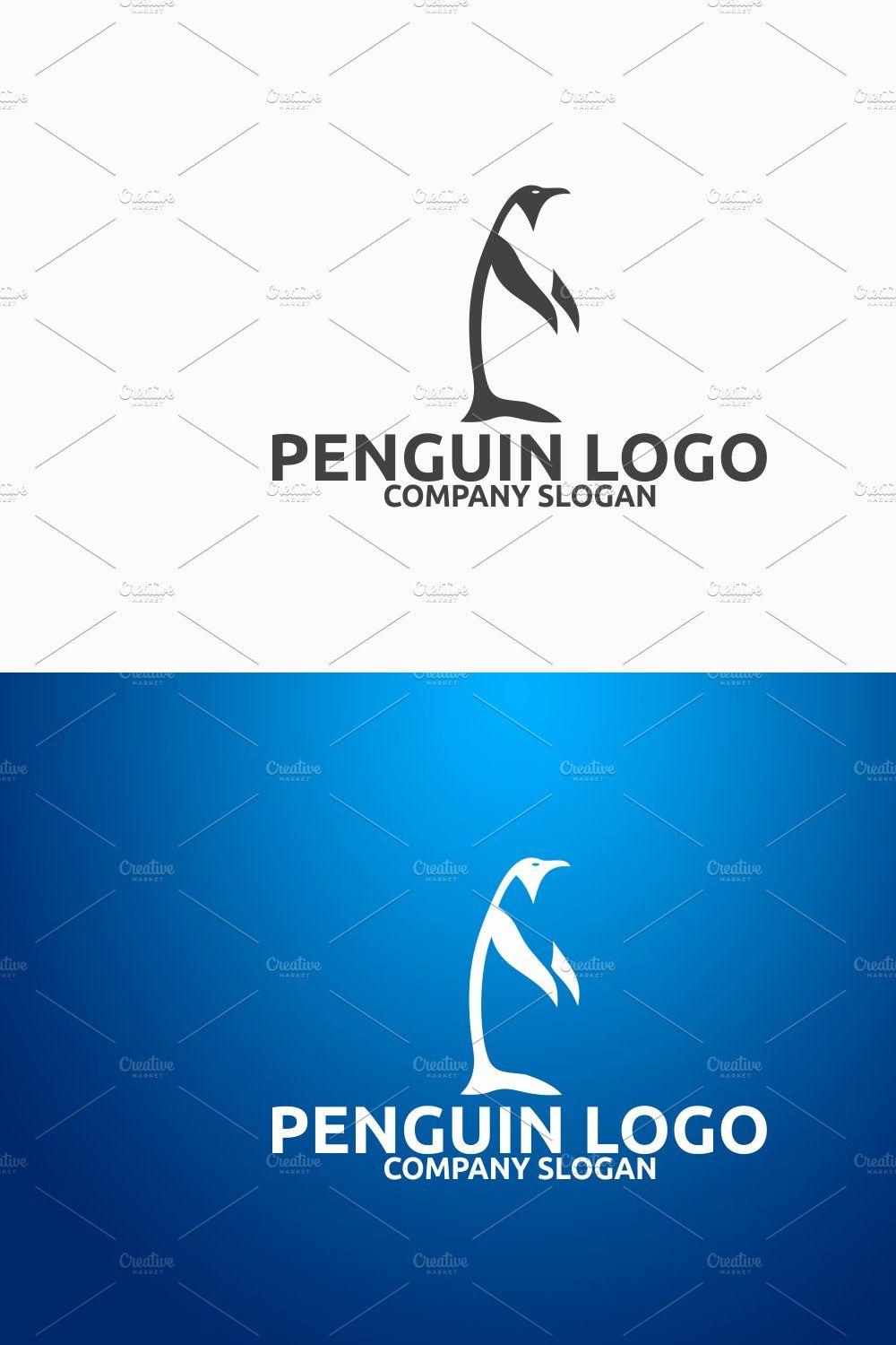 Penguin Logo pinterest preview image.