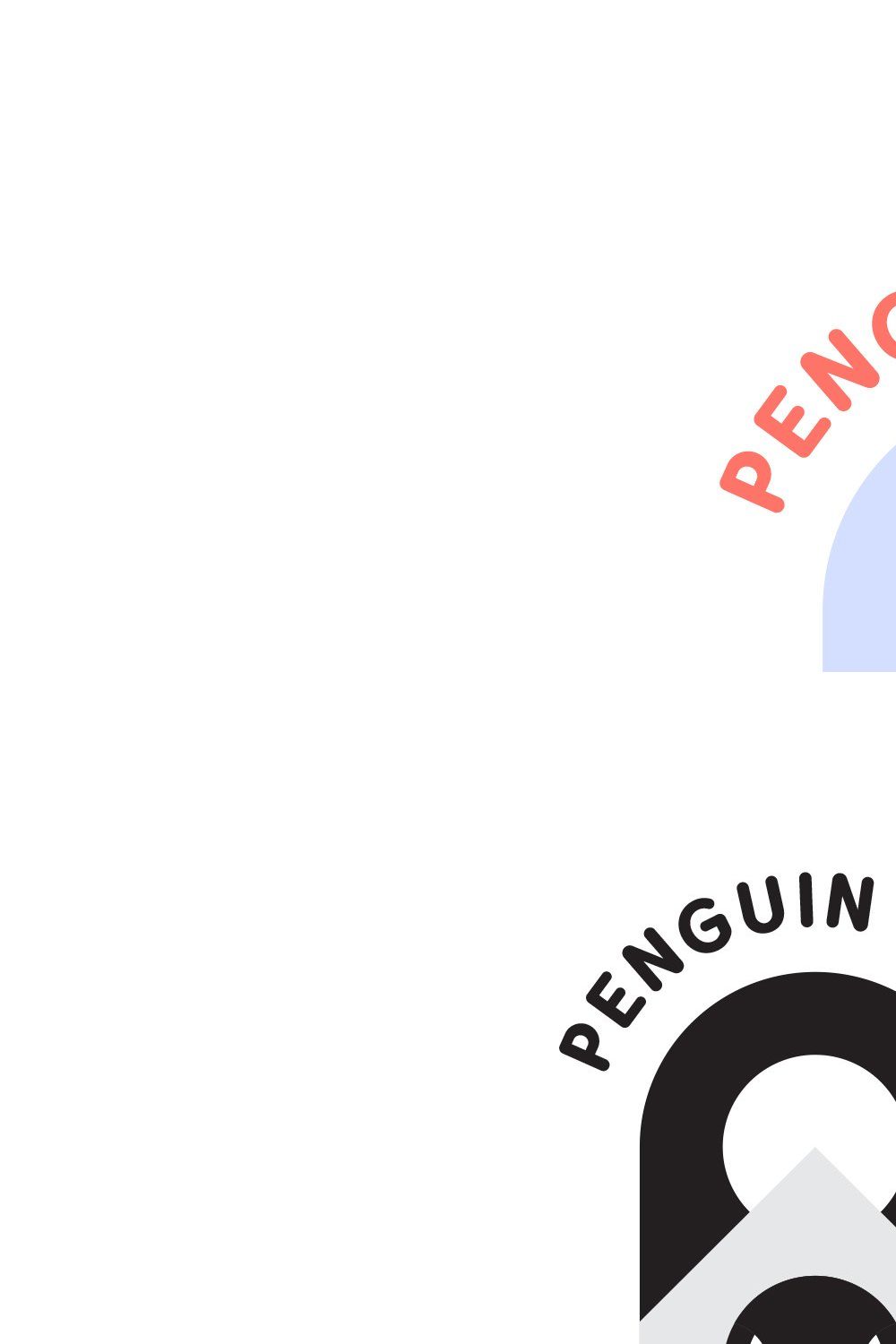 Penguin Peak Logo pinterest preview image.
