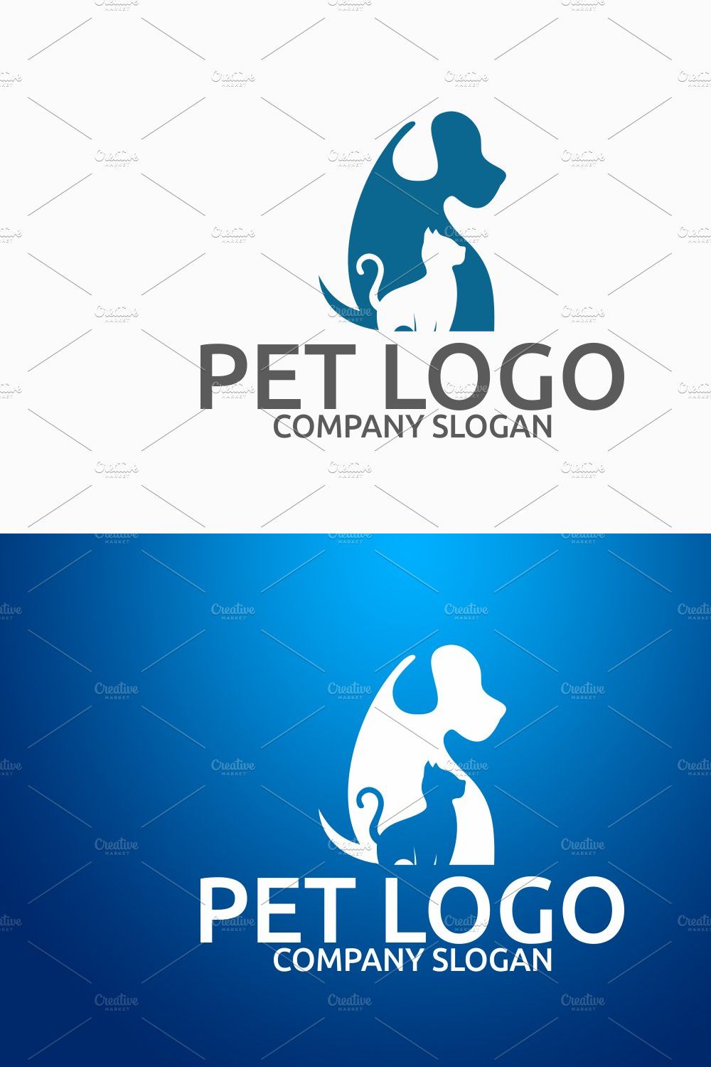 Pet Logo pinterest preview image.