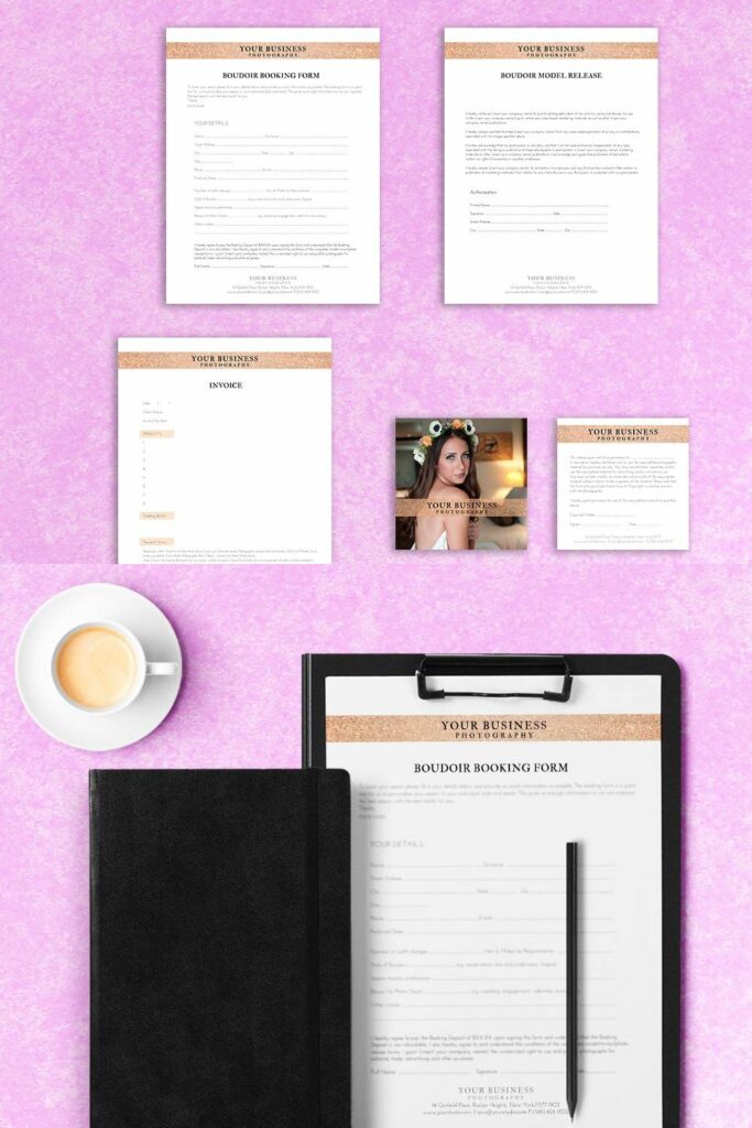 Photography Boudoir Release Forms MasterBundles