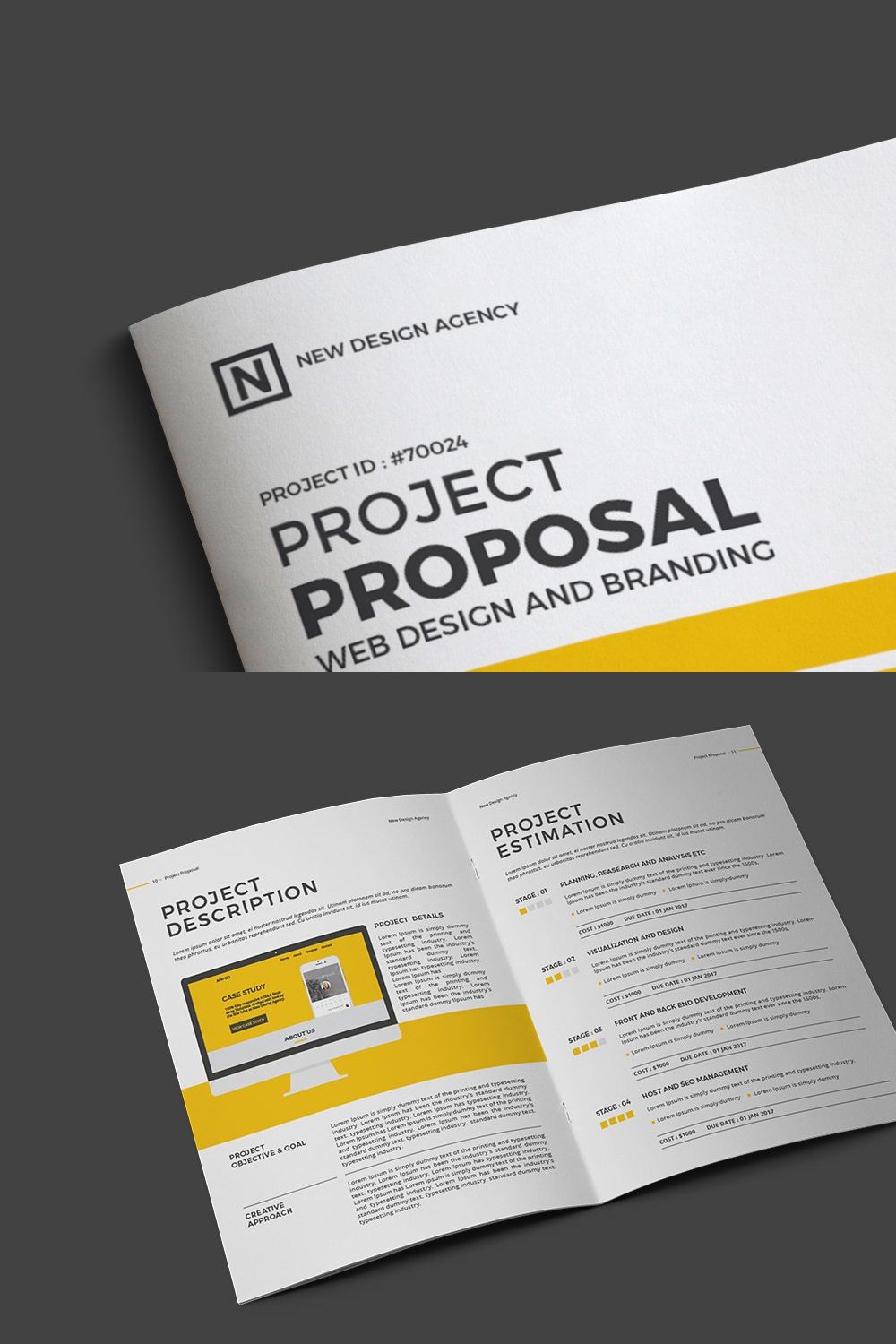 Project Proposal pinterest preview image.
