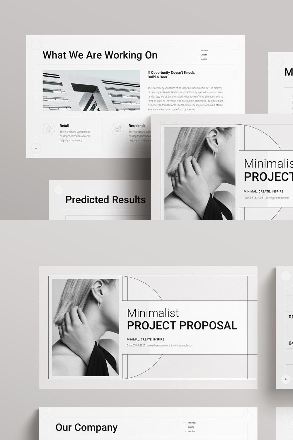 Project Proposal Presentation pinterest preview image.