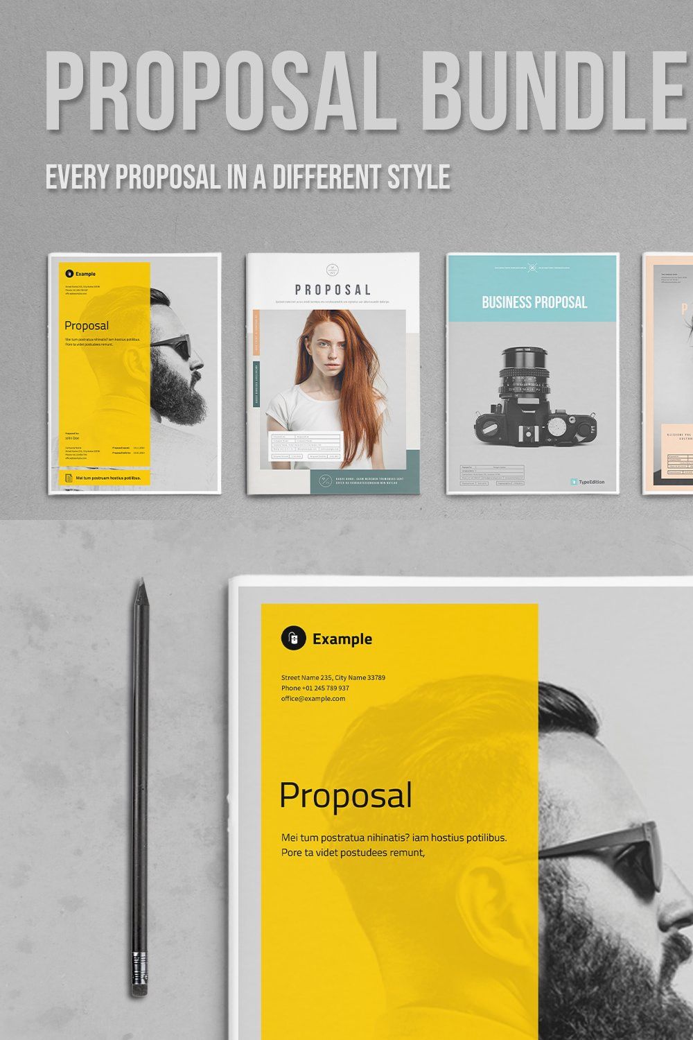 Proposal Bundle | 12 Items Vol. 2 pinterest preview image.