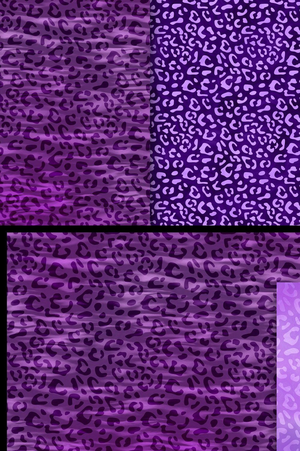 Purple Leopard Print Backgrounds pinterest preview image.