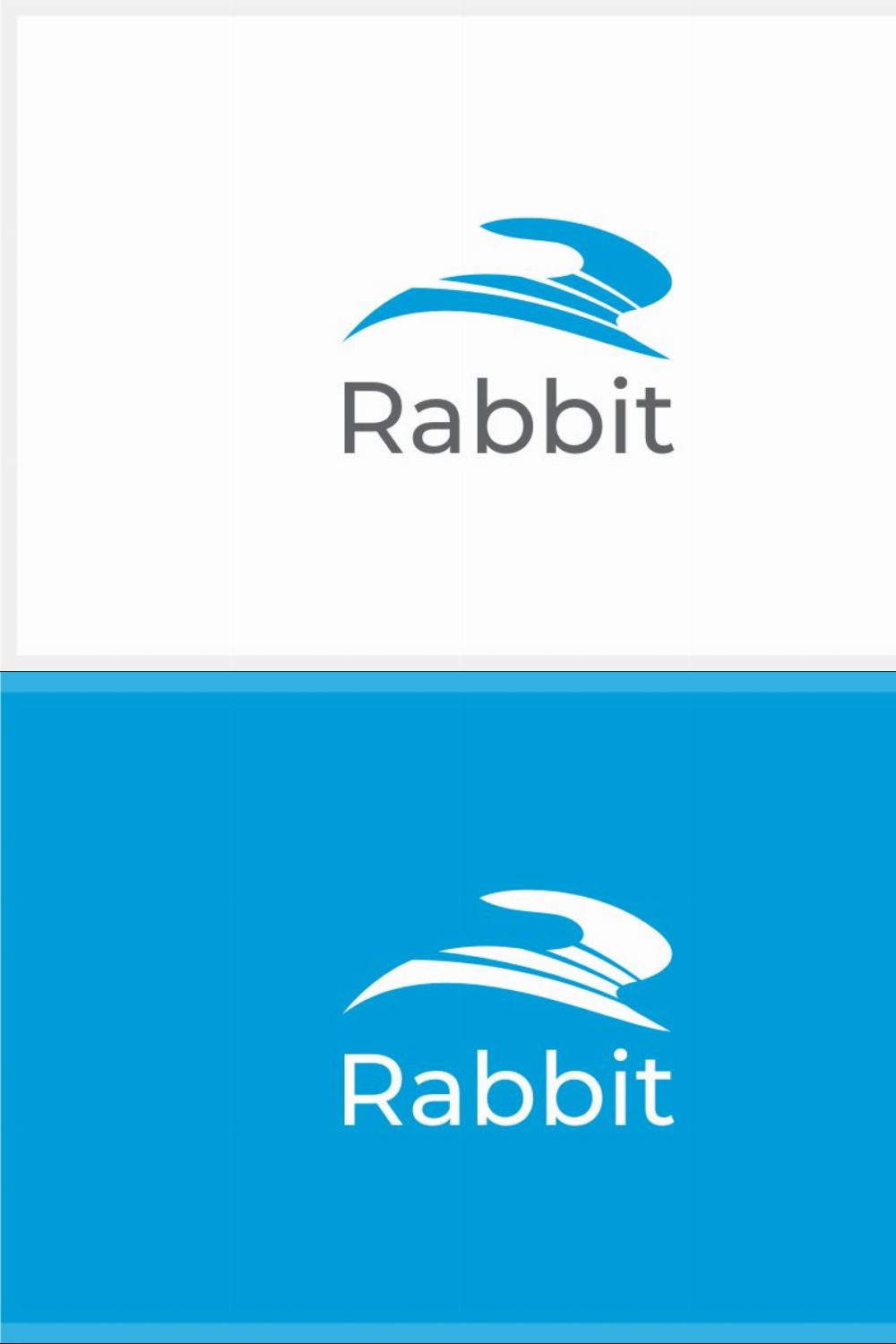 Rabbit Jump Logo pinterest preview image.