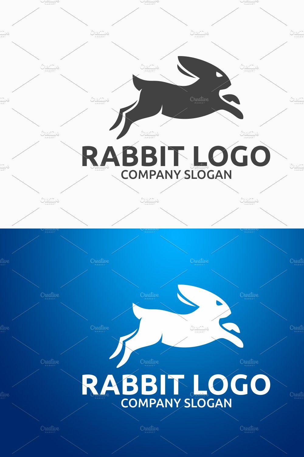 Rabbit Logo pinterest preview image.