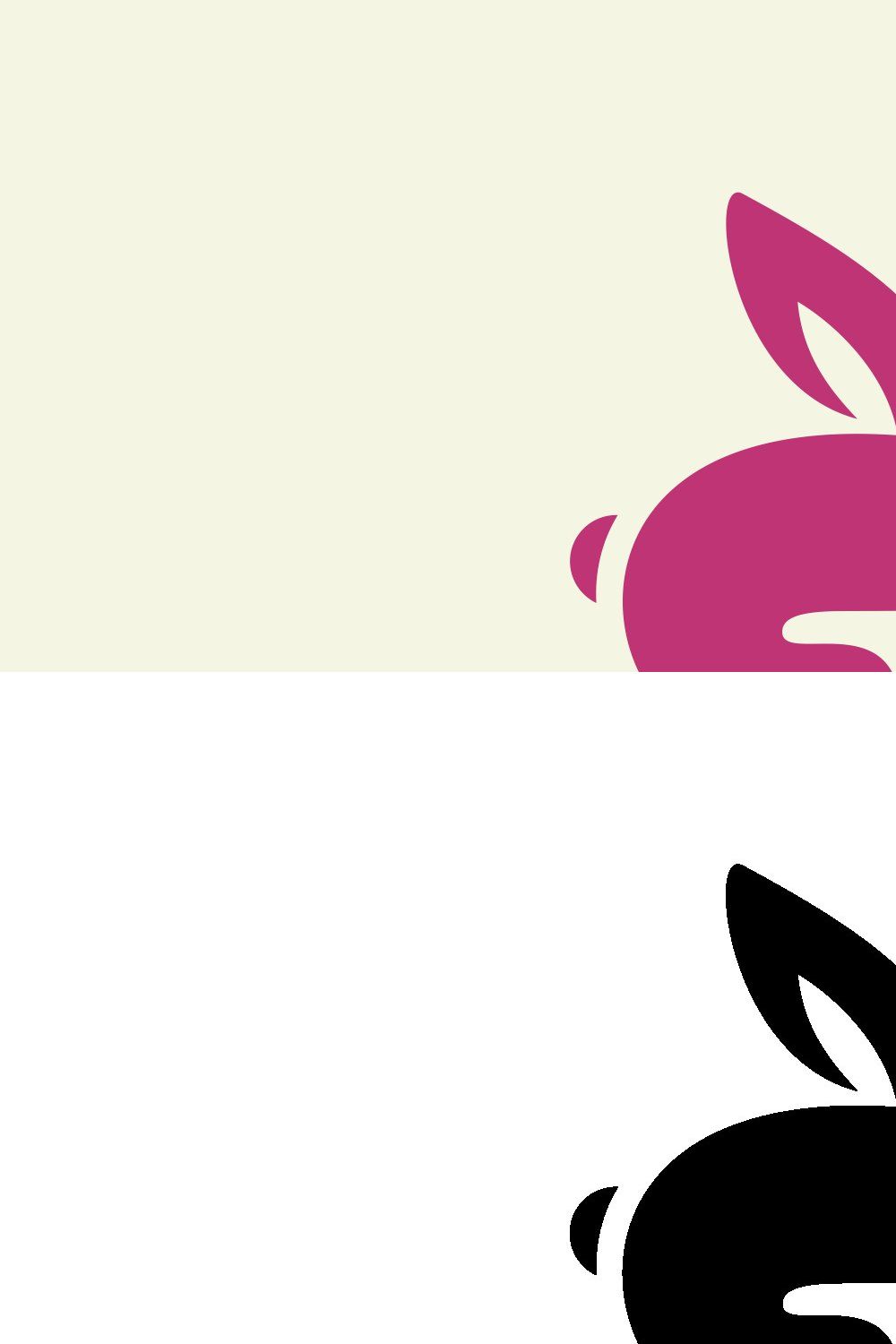 Rabbit Logo pinterest preview image.