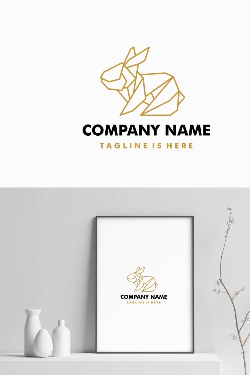 rabbit logo pinterest preview image.