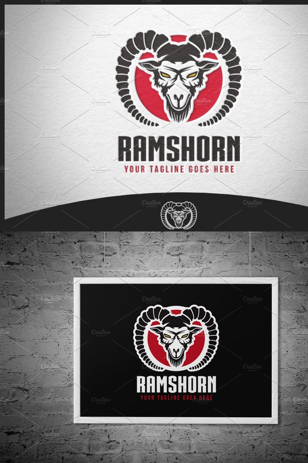 Ram Logo pinterest preview image.