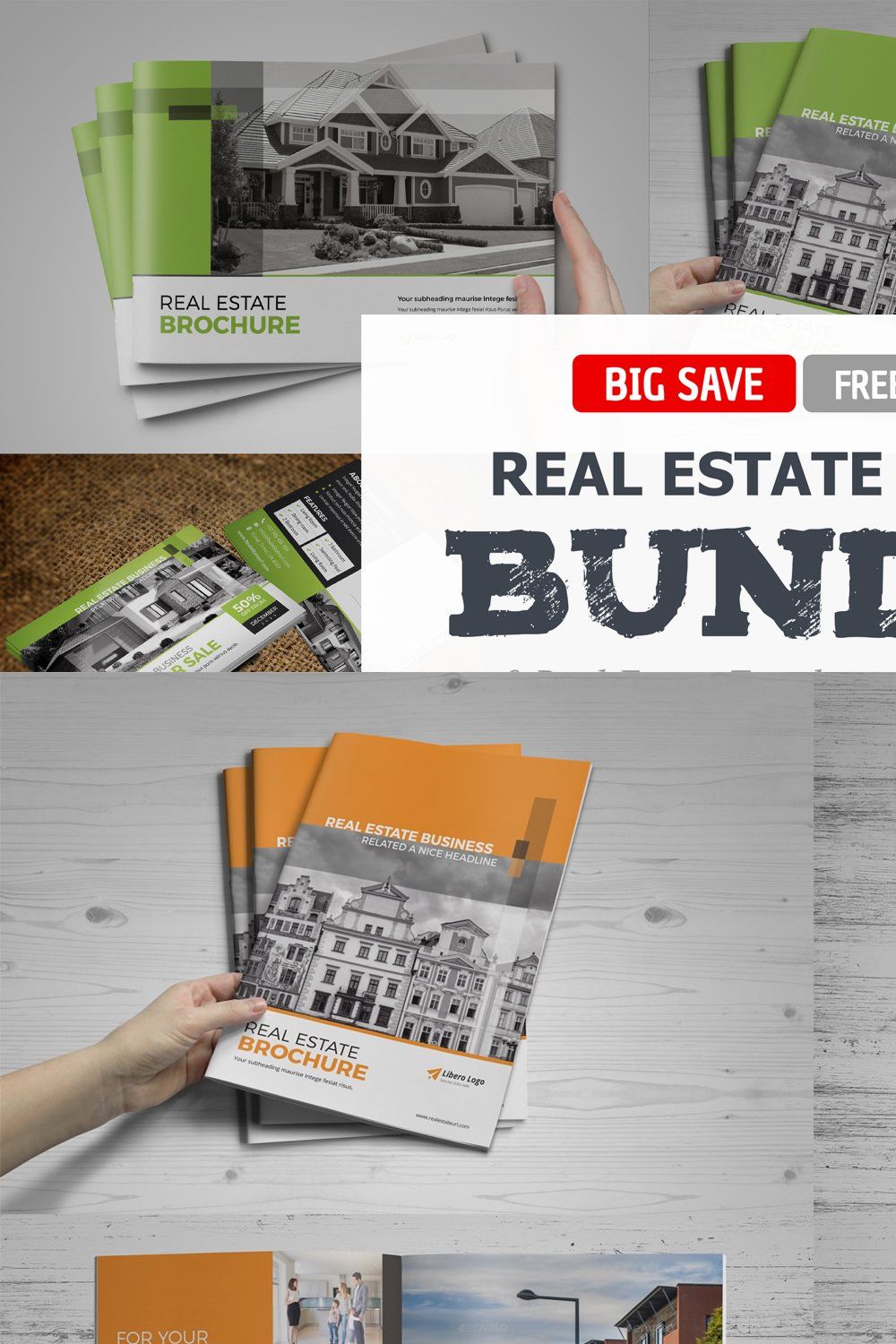 Real Estate Bundle pinterest preview image.