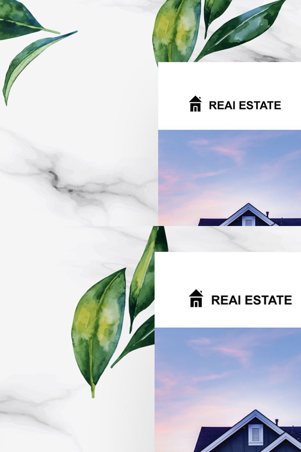 Real Estate Business Flyer Template pinterest preview image.