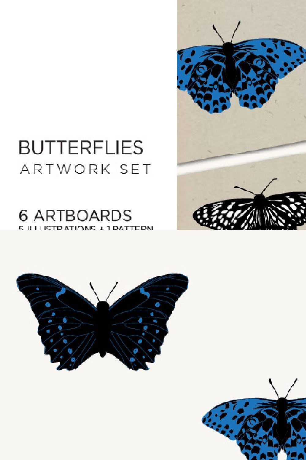 Realistic Butterfllies, Buttrerfly pinterest preview image.