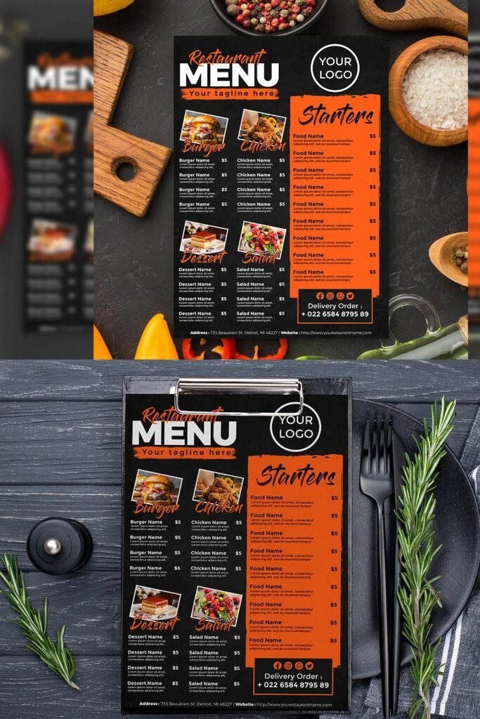 Restaurant Menu – MasterBundles