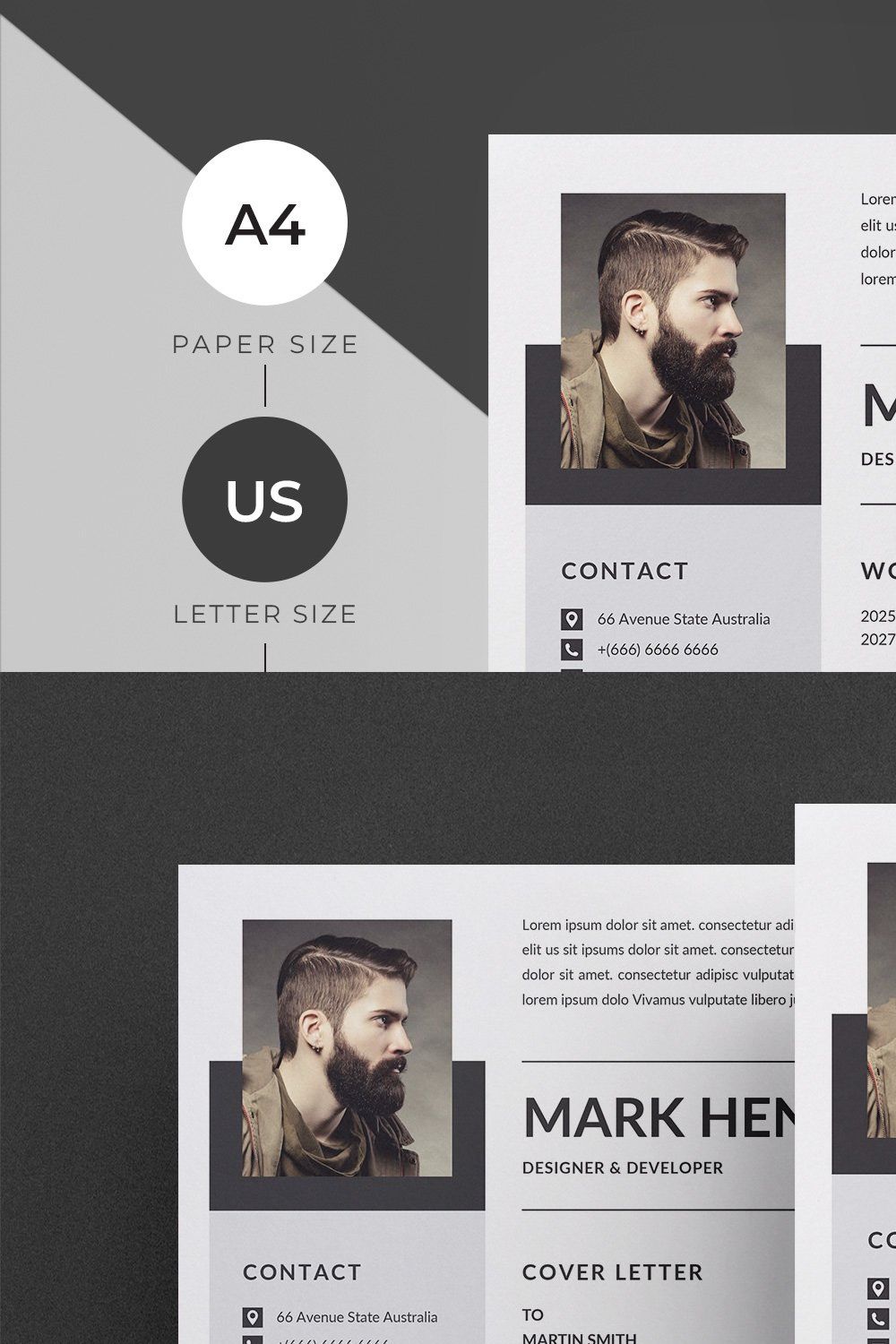 Resume pinterest preview image.