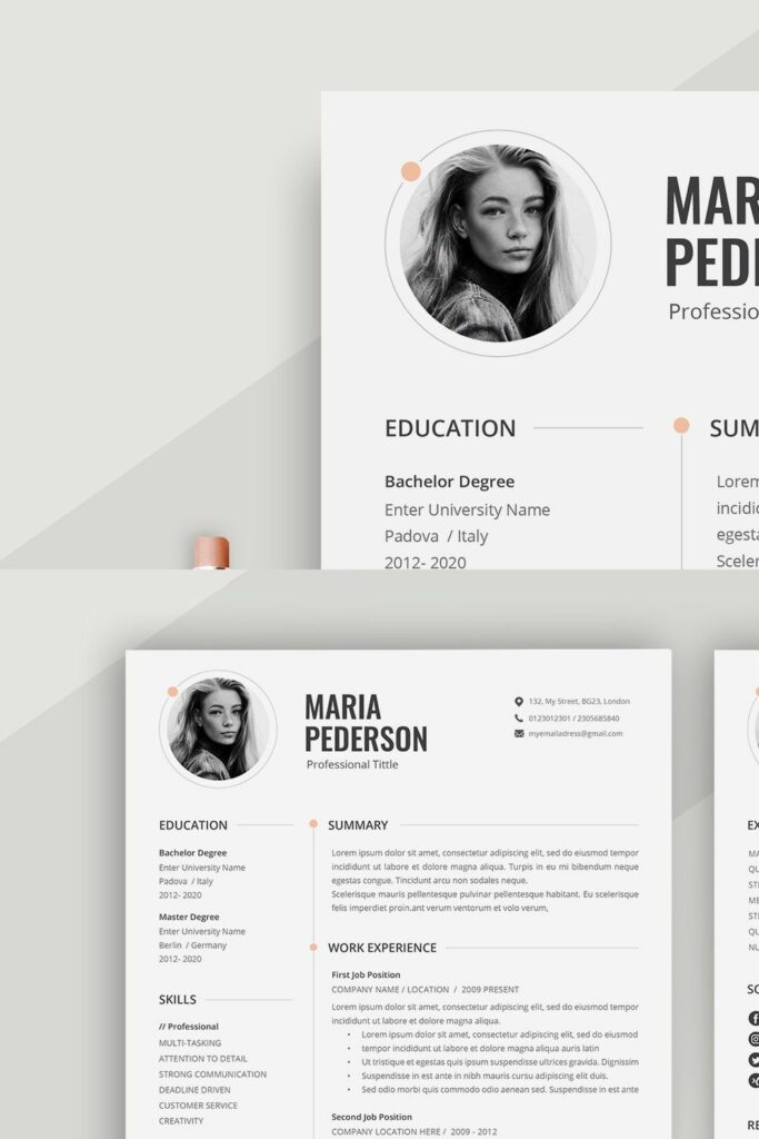 Resume and Cover Letter – MasterBundles